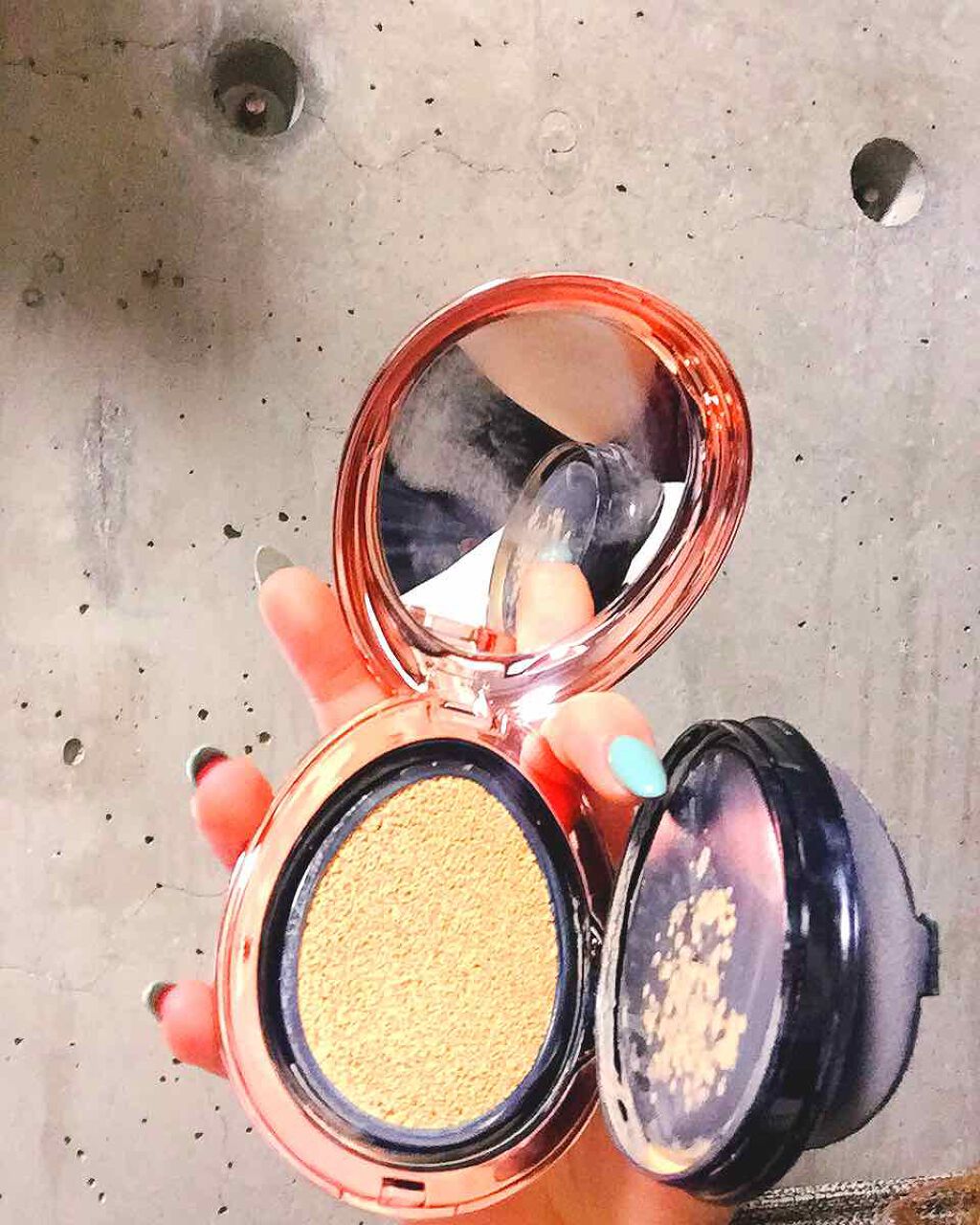 イオン デ クッション/UZU BY FLOWFUSHI/クッションファンデーションを使ったクチコミ(3枚目)