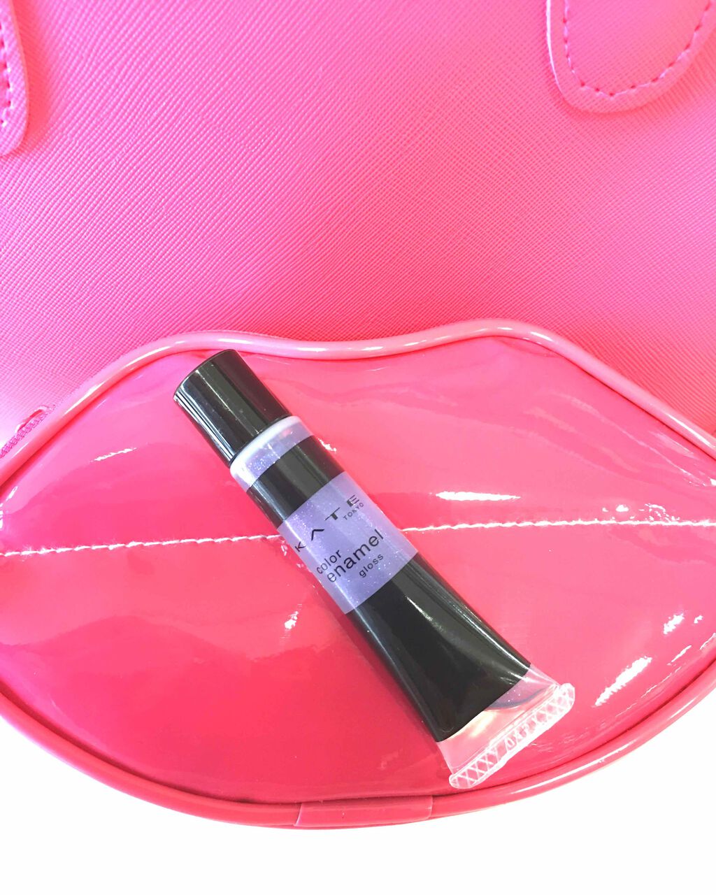 カラーエナメルグロス/KATE/リップグロスを使ったクチコミ（1枚目）