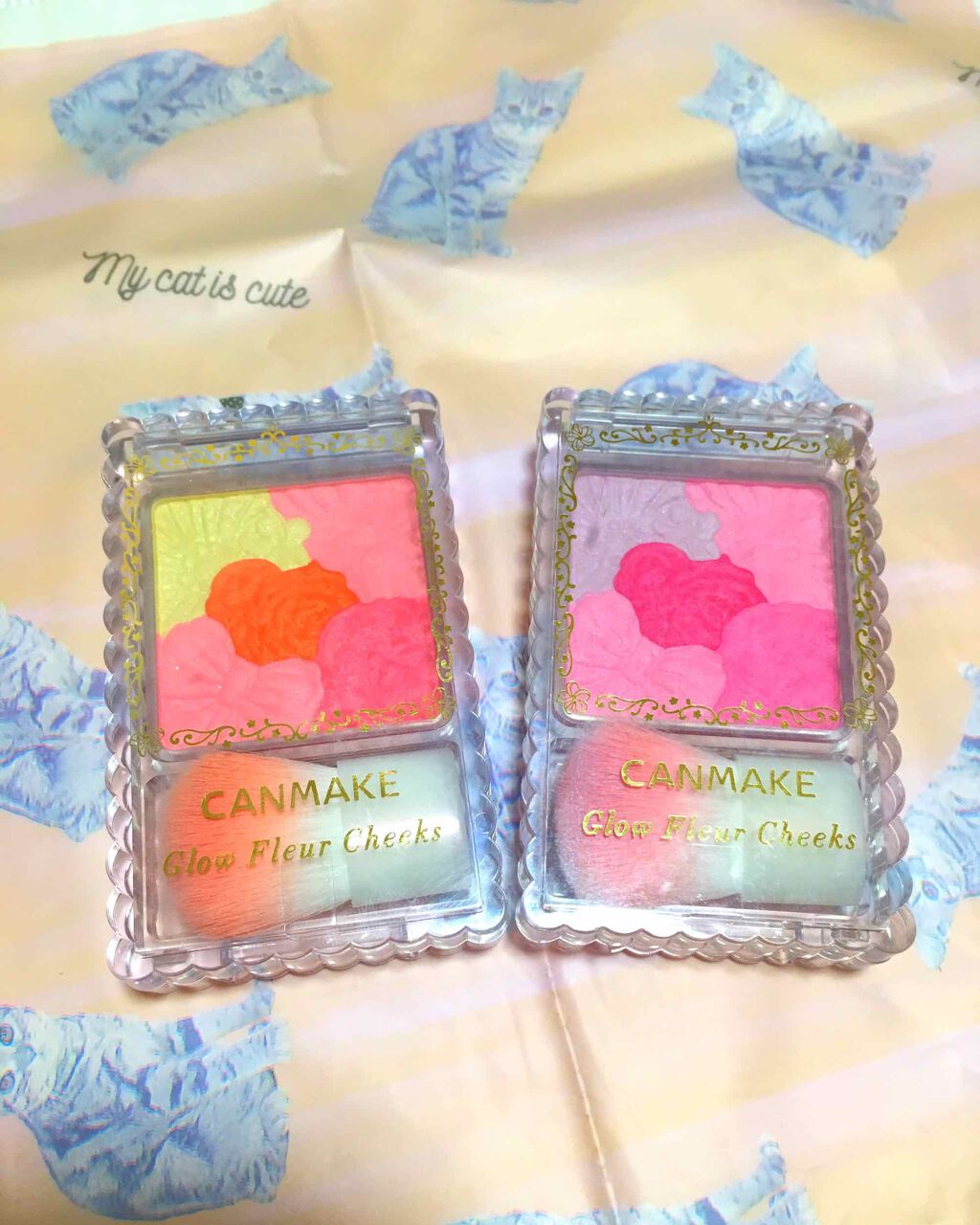 グロウフルールチークス/キャンメイク/パウダーチークを使ったクチコミ(1枚目)