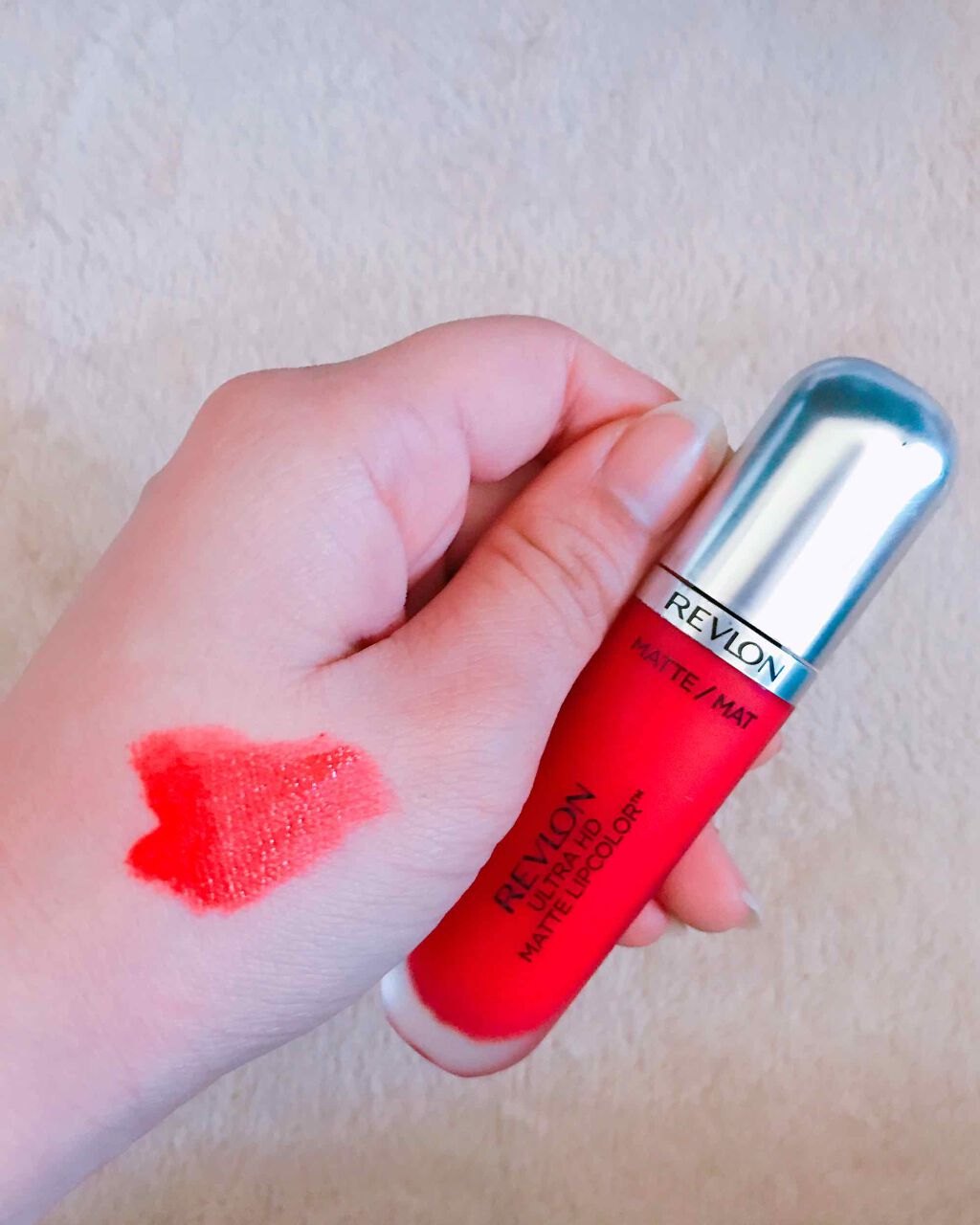 ウルトラ HD マット リップカラー/REVLON/口紅を使ったクチコミ(1枚目)