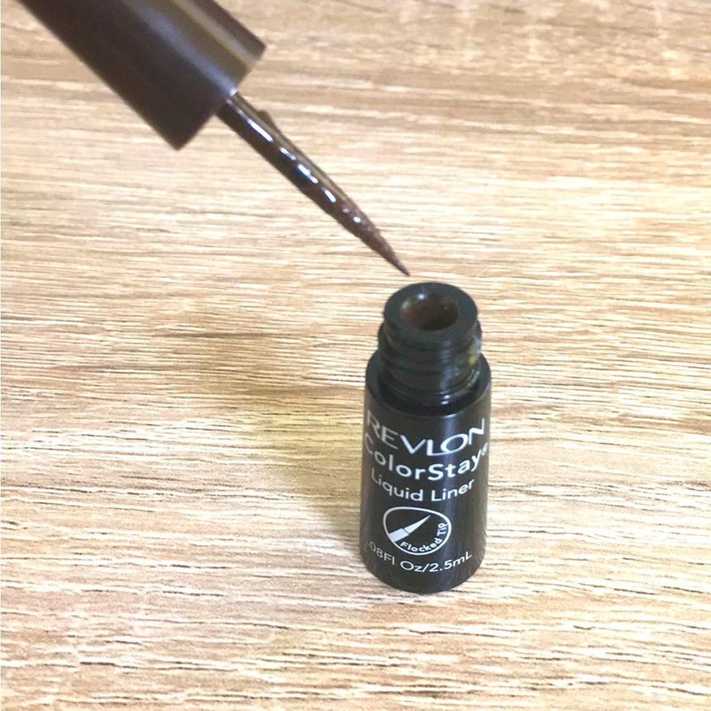カラーステイ リキッド ライナー/REVLON/リキッドアイライナーを使ったクチコミ(1枚目)