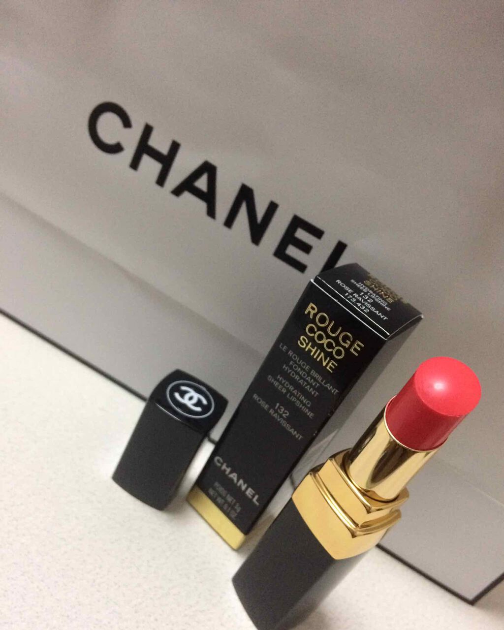 ルージュ ココ シャイン/CHANEL/口紅を使ったクチコミ(1枚目)