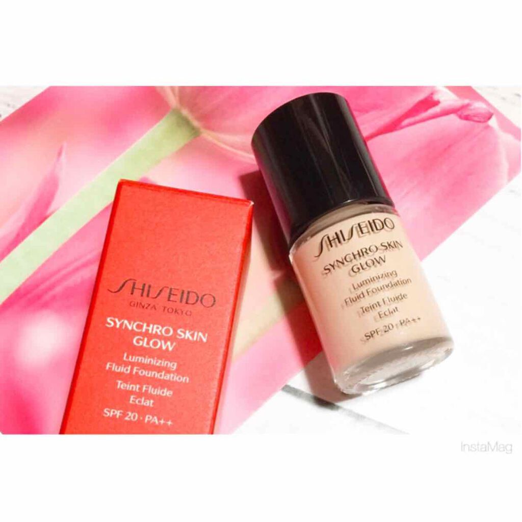 シンクロスキン グロー ルミナイジング フリュイドファンデーション オークル10/SHISEIDO/リキッドファンデーションを使ったクチコミ（1枚目）