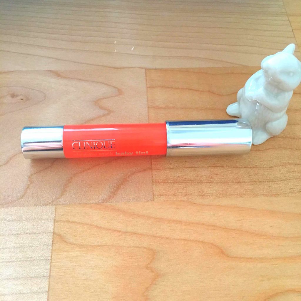チャビー スティック ティント モイスチャライジング リップ カラー バーム ポッピン ポピー/CLINIQUE/リップティントを使ったクチコミ（1枚目）