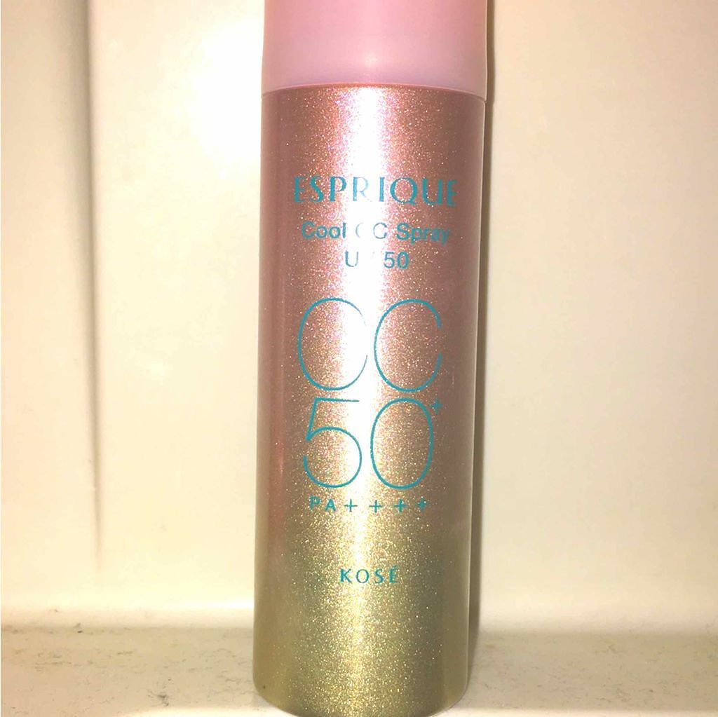 ひんやりタッチ CCスプレー UV 50 (くすみカバー)/ESPRIQUE/CCクリームを使ったクチコミ(1枚目)