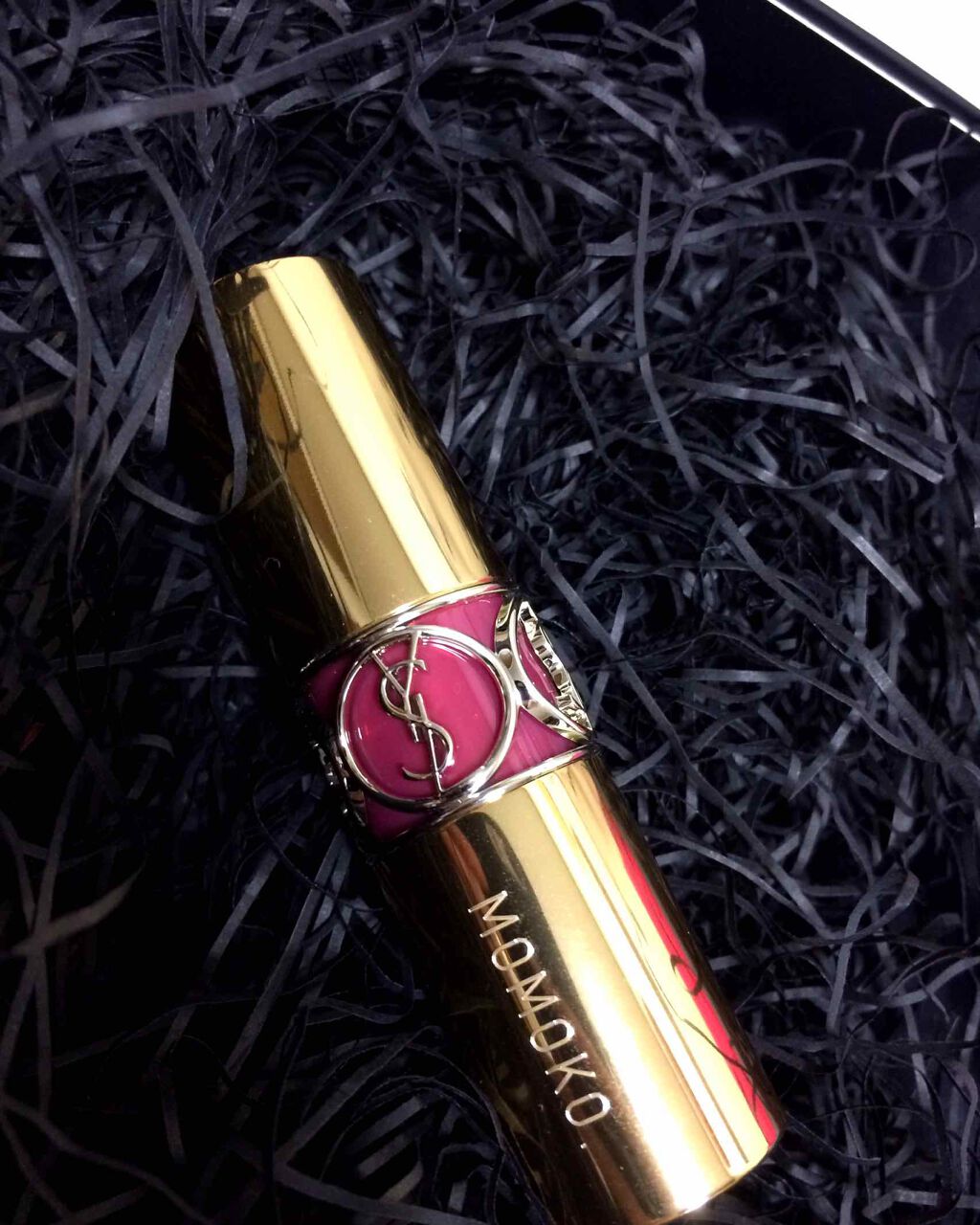 ルージュ ヴォリュプテ シャイン/YVES SAINT LAURENT BEAUTE/口紅を使ったクチコミ(1枚目)