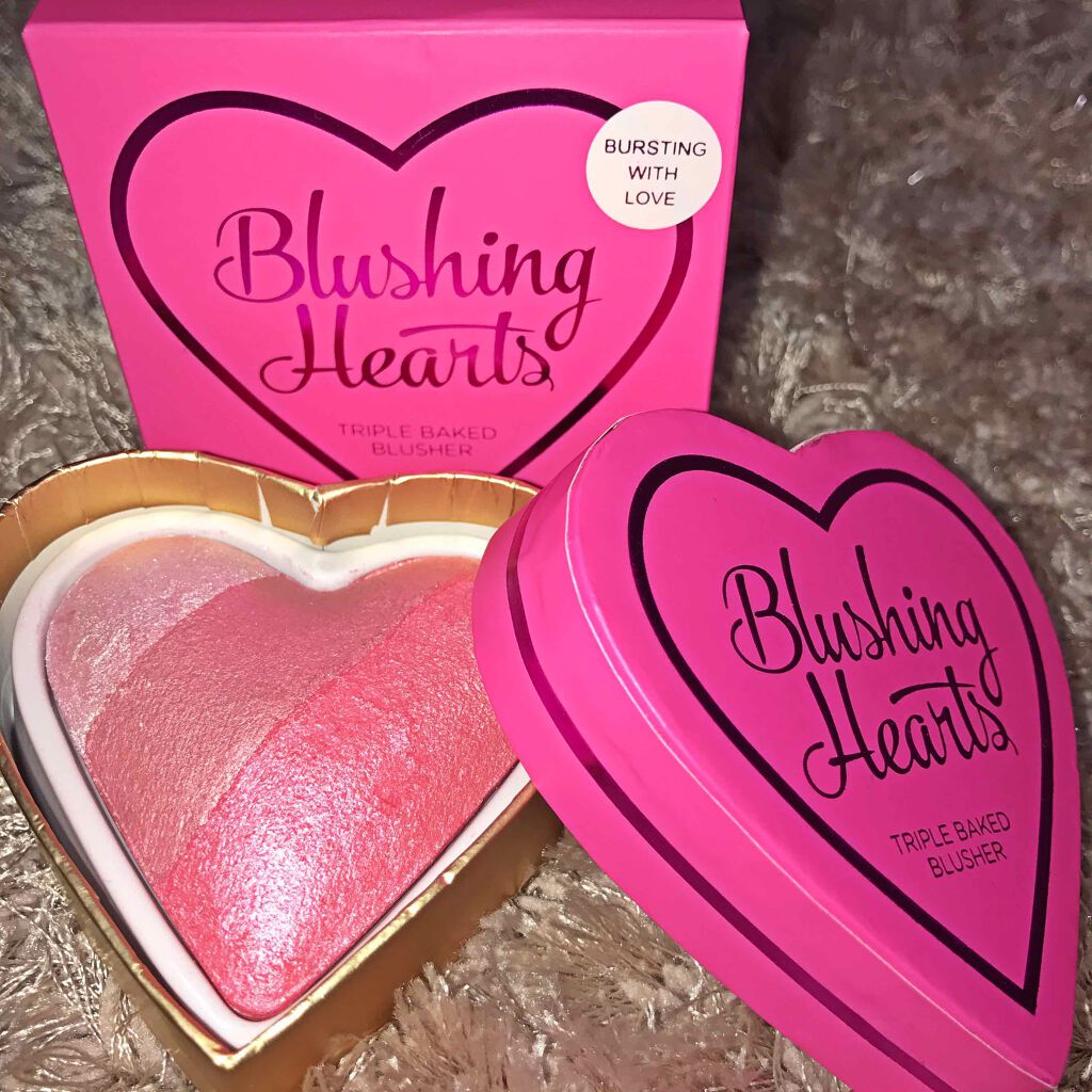 ブラッシング ハート/MAKEUP REVOLUTION/パウダーチークを使ったクチコミ(1枚目)