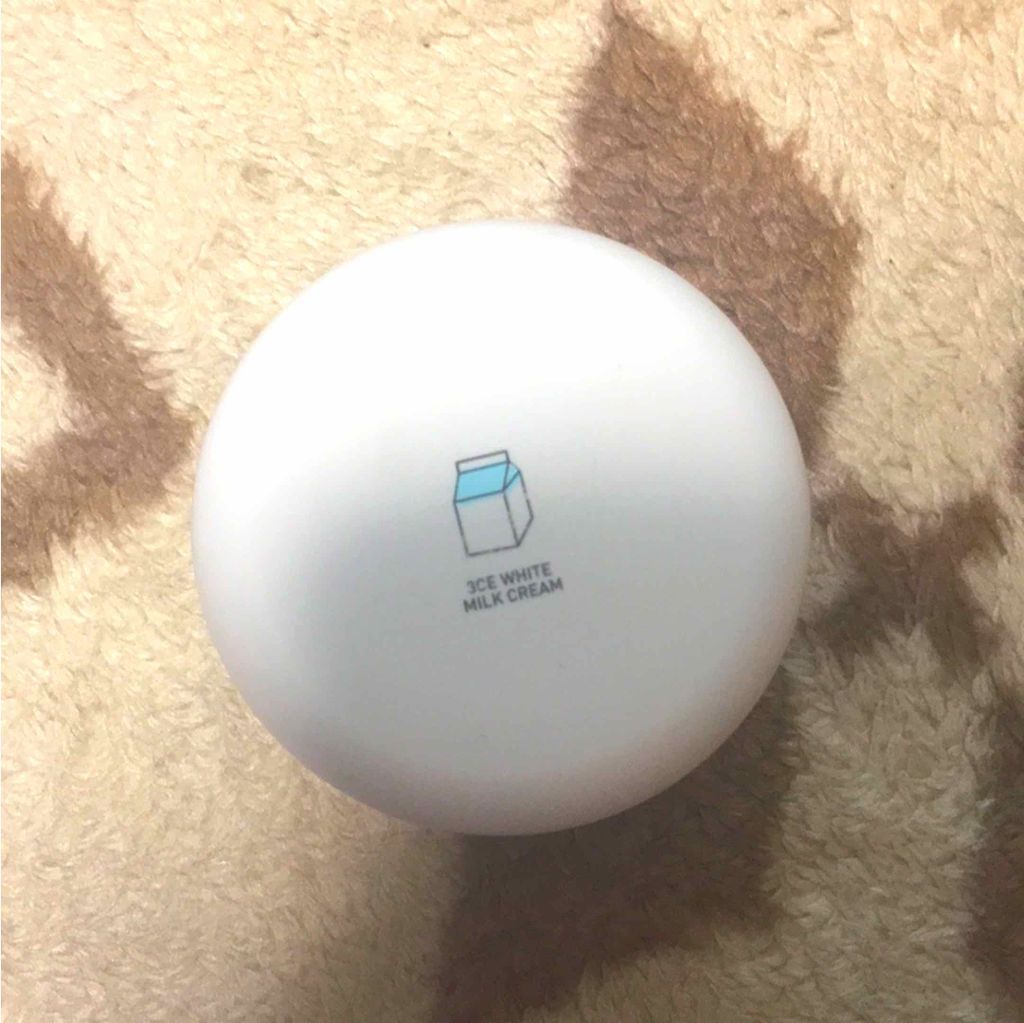 WHITE MILK CREAM/3CE/フェイスクリームを使ったクチコミ(1枚目)