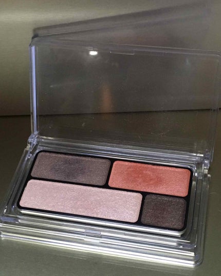 アイカラー(4色タイプ)(旧) ブラウン×オレンジ /無印良品/アイシャドウパレットを使ったクチコミ(1枚目)