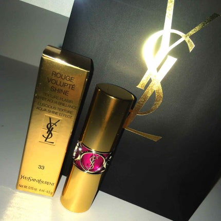 ルージュ ヴォリュプテ シャイン/YVES SAINT LAURENT BEAUTE/口紅を使ったクチコミ(1枚目)