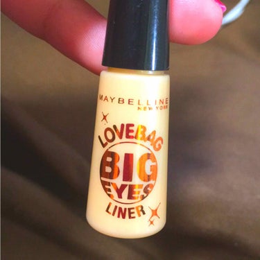 ビッグアイ ラブバッグ ライナー/MAYBELLINE NEW YORK/リキッドアイライナーを使ったクチコミ（1枚目）