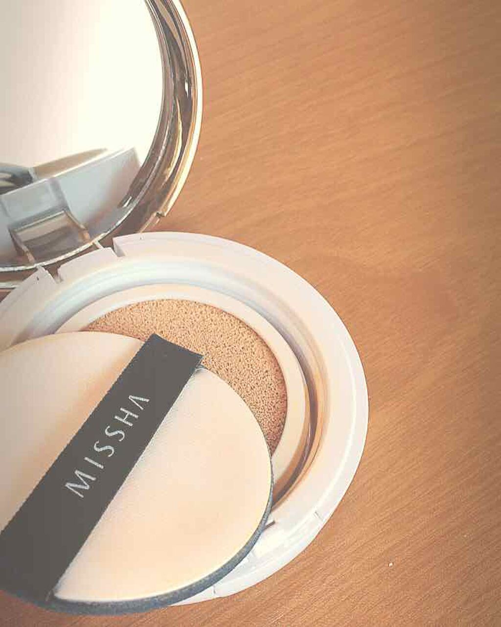 M クッション ファンデーション(モイスチャー)/MISSHA/クッションファンデーションを使ったクチコミ(1枚目)