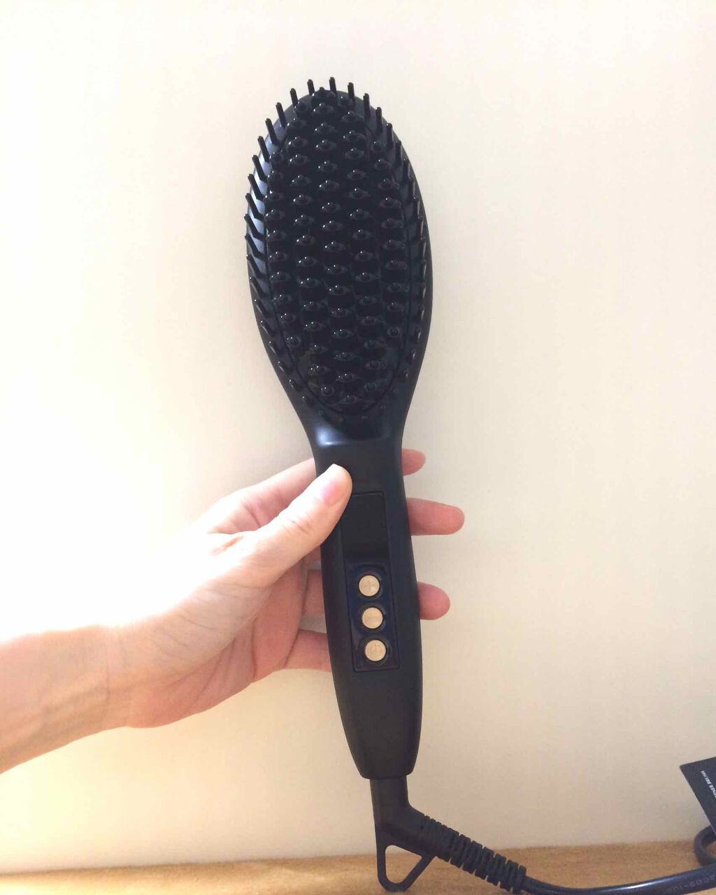 ホットアイロンブラシ ミニ/べビリス/ヒートブラシを使ったクチコミ(1枚目)