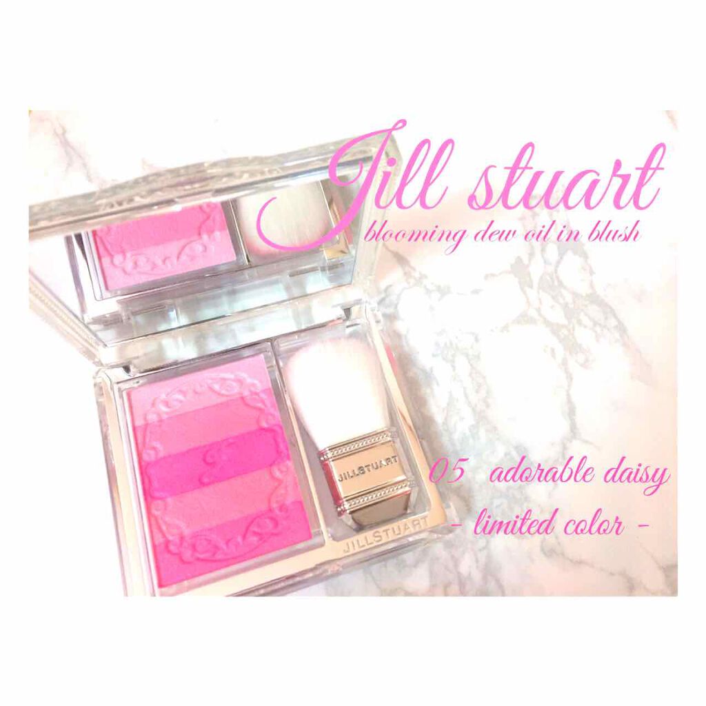 ブルーミングデュー オイルインブラッシュ/JILL STUART/パウダーチークを使ったクチコミ（1枚目）