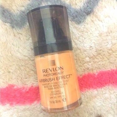 フォトレディ エアブラッシュ エフェクト メイクアップ/REVLON/リキッドファンデーションを使ったクチコミ（1枚目）