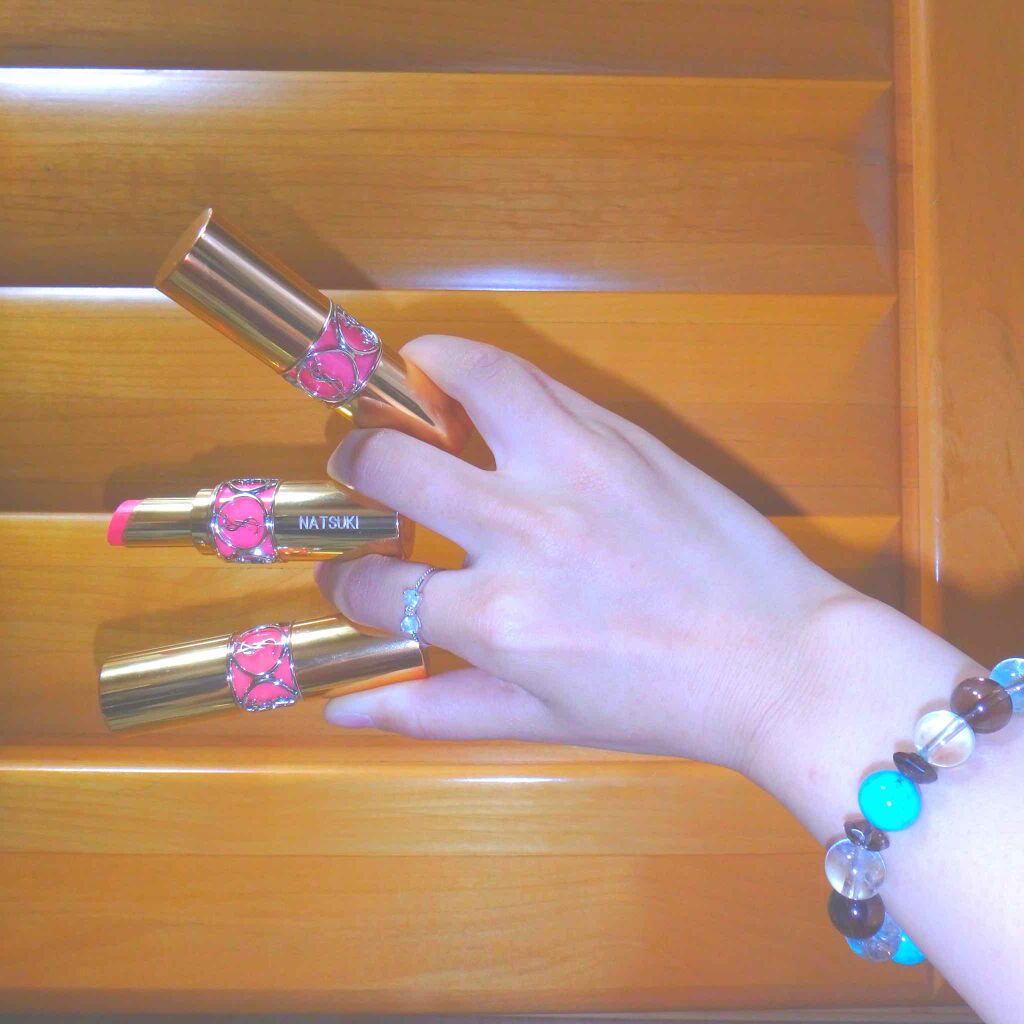 ルージュ ヴォリュプテ シャイン/YVES SAINT LAURENT BEAUTE/口紅を使ったクチコミ(1枚目)