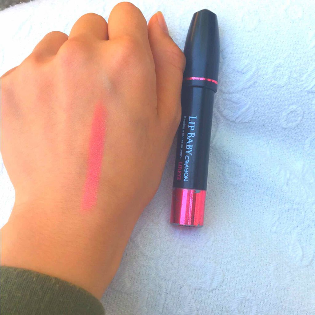 リップベビークレヨン リップ&アイ/メンソレータム/口紅を使ったクチコミ(1枚目)