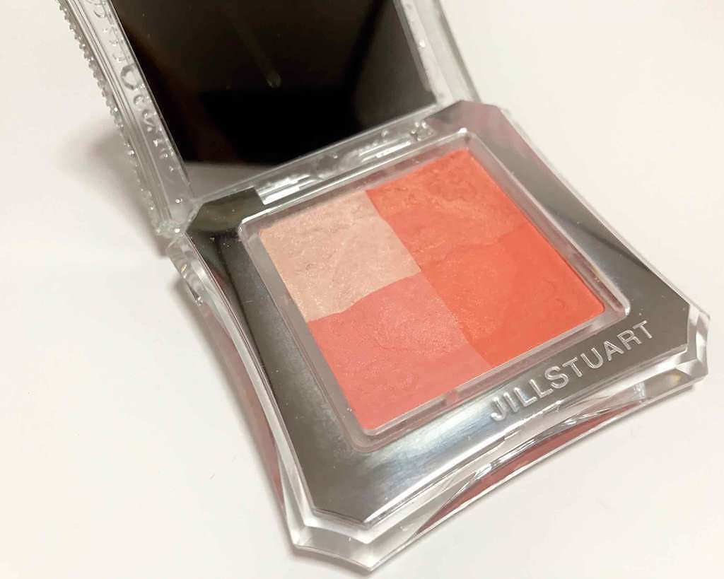 レイヤーブラッシュ コンパクト 04 juicy tint/JILL STUART/パウダーチークを使ったクチコミ（1枚目）