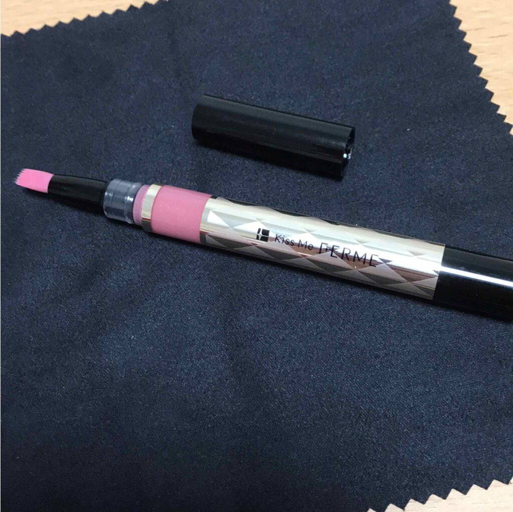 紅筆リキッドルージュ/キスミー フェルム/口紅を使ったクチコミ(2枚目)