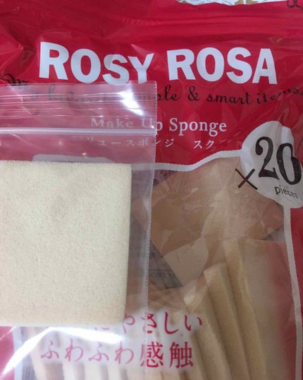 バリュースポンジN ウェッジ型タイプ 30P/ロージーローザ/パフ・スポンジを使ったクチコミ(1枚目)