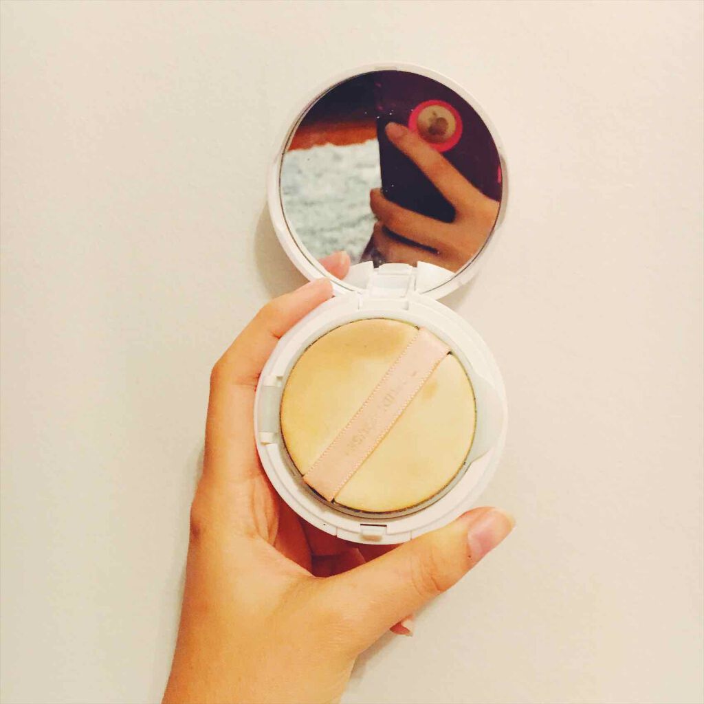 プレシャスミネラル エニークッション SPF50+/PA+++/ETUDE/クッションファンデーションを使ったクチコミ(2枚目)