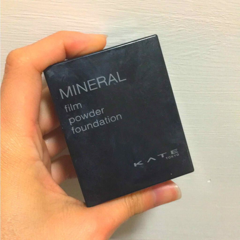 ミネラルフィルムパウダーファンデーション/KATE/パウダーファンデーションを使ったクチコミ（1枚目）