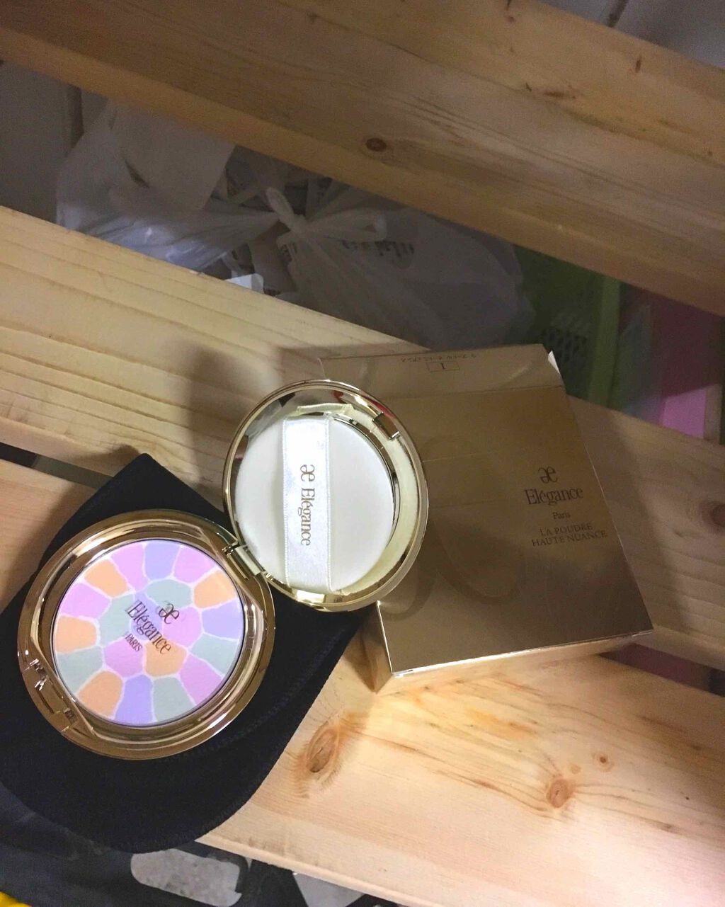 ラ プードル オートニュアンス/Elégance/プレストパウダーを使ったクチコミ（1枚目）