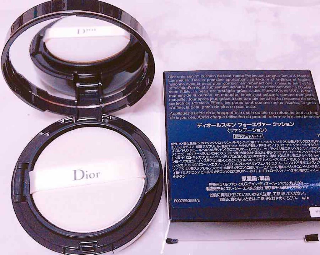 【旧】ディオールスキン フォーエヴァー クッション/Dior/クッションファンデーションを使ったクチコミ(2枚目)