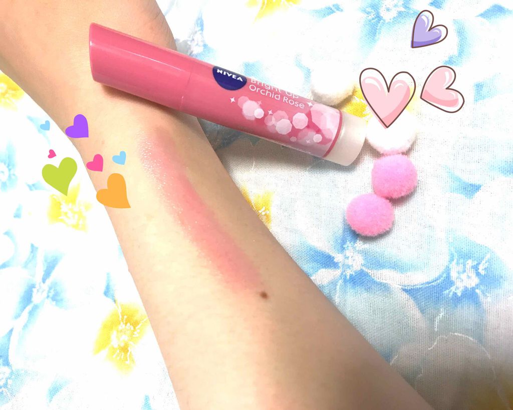 モイストピュアカラーリップ/ニベア/リップクリームを使ったクチコミ(1枚目)