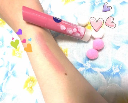 モイストピュアカラーリップ/ニベア/リップクリームを使ったクチコミ(1枚目)