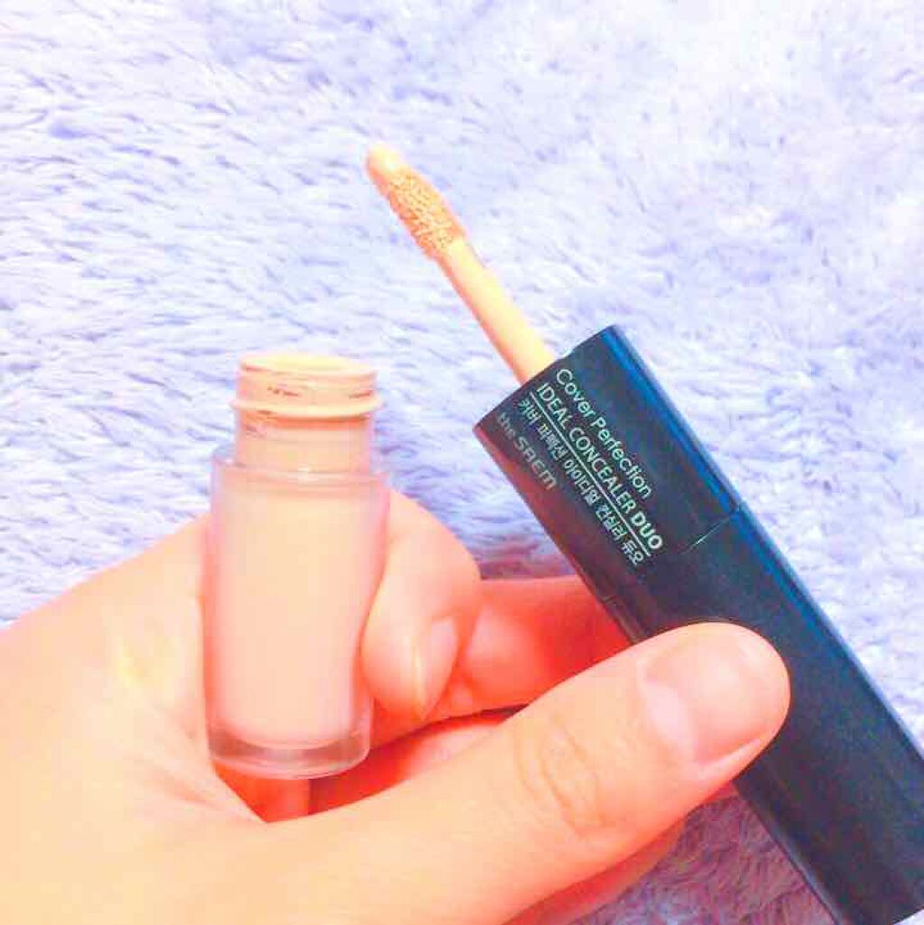 カバーパーフェクション アイディールコンシーラー デュオ/the SAEM/スティックコンシーラーを使ったクチコミ（1枚目）