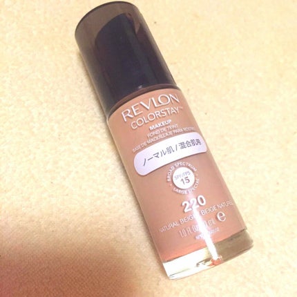 カラーステイ メイクアップ/REVLON/リキッドファンデーションを使ったクチコミ(1枚目)