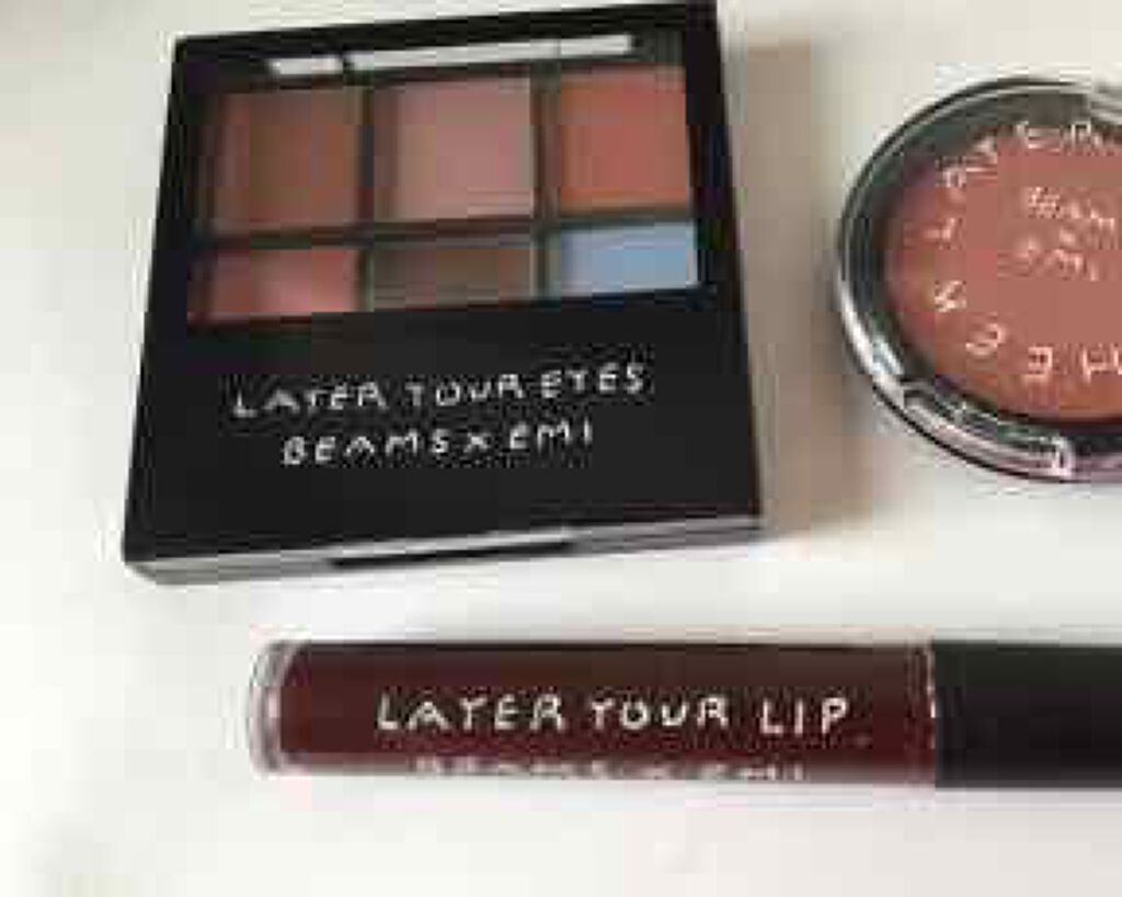 BEAMS BEAMSのクチコミ「
雑誌の付録コスメだけど、鈴木えみさんプロデュースのアイシャドウ、リップグロス、チークアンドリ.....」（1枚目）