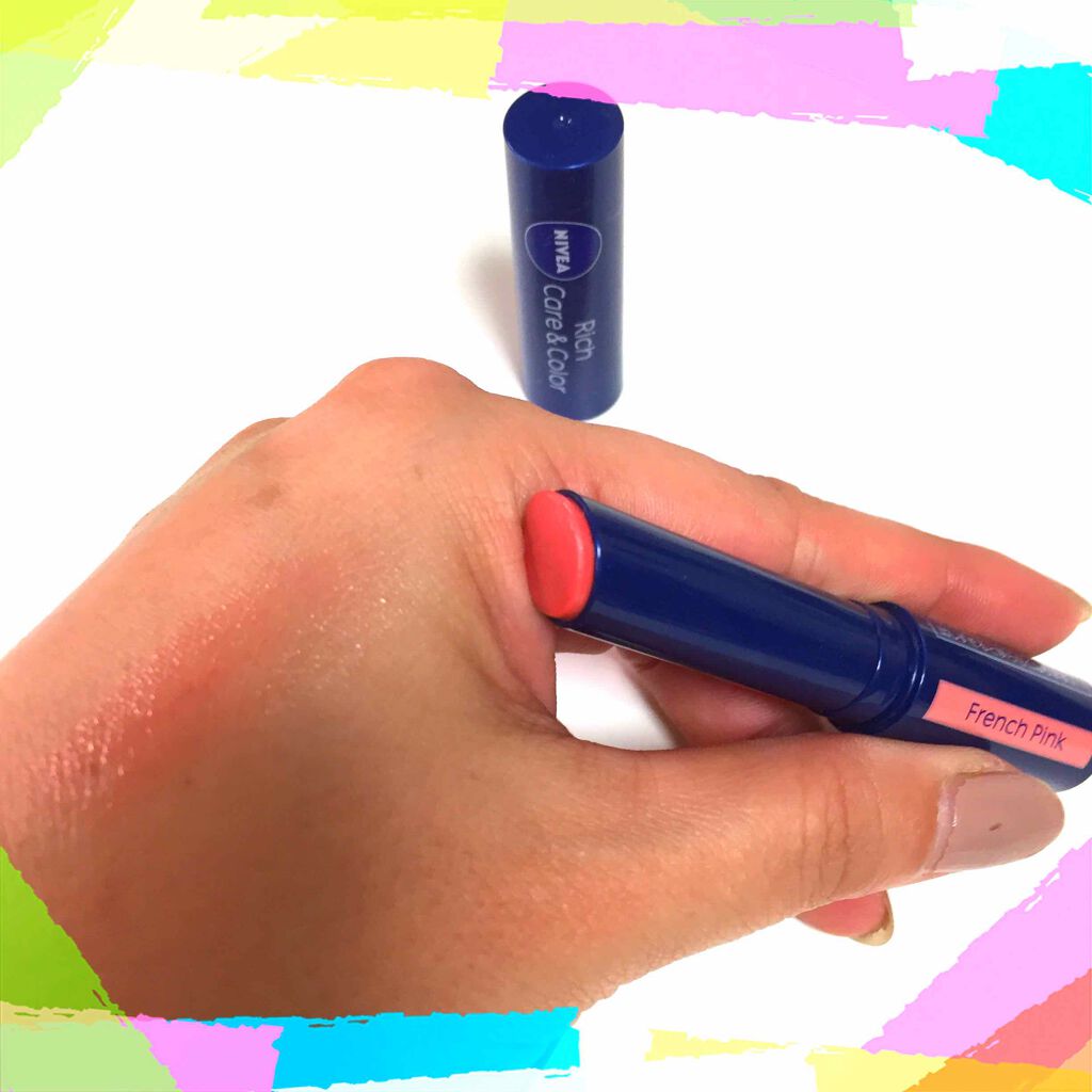 ニベア リッチケア&カラーリップ/ニベア/リップクリームを使ったクチコミ(1枚目)