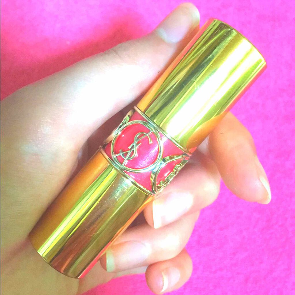 ルージュ ヴォリュプテ シャイン/YVES SAINT LAURENT BEAUTE/口紅を使ったクチコミ(1枚目)