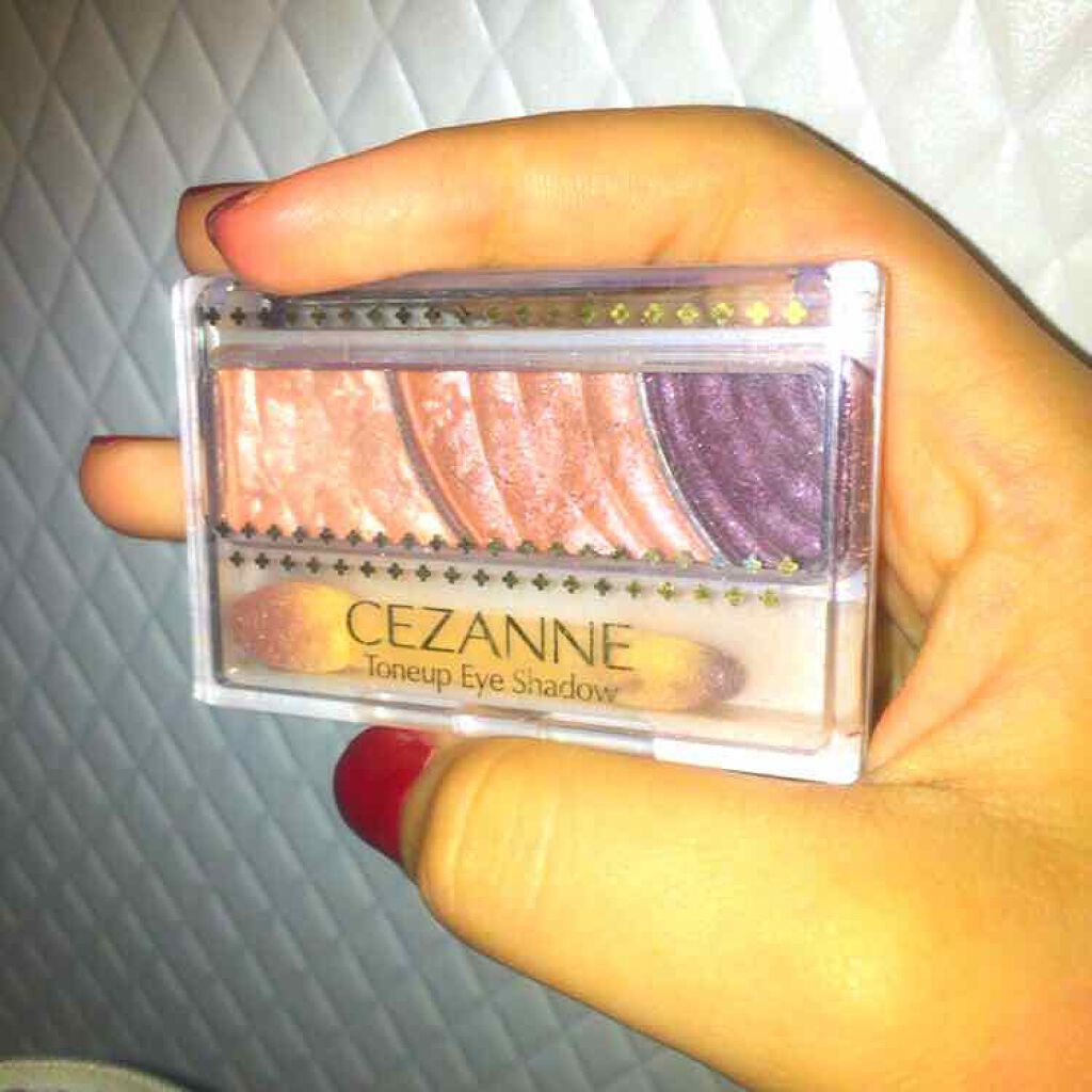 トーンアップアイシャドウ/CEZANNE/アイシャドウパレットを使ったクチコミ(1枚目)