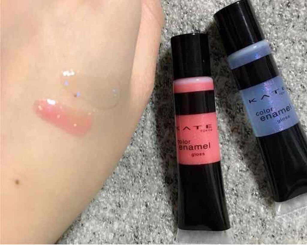 カラーエナメルグロス/KATE/リップグロスを使ったクチコミ(1枚目)