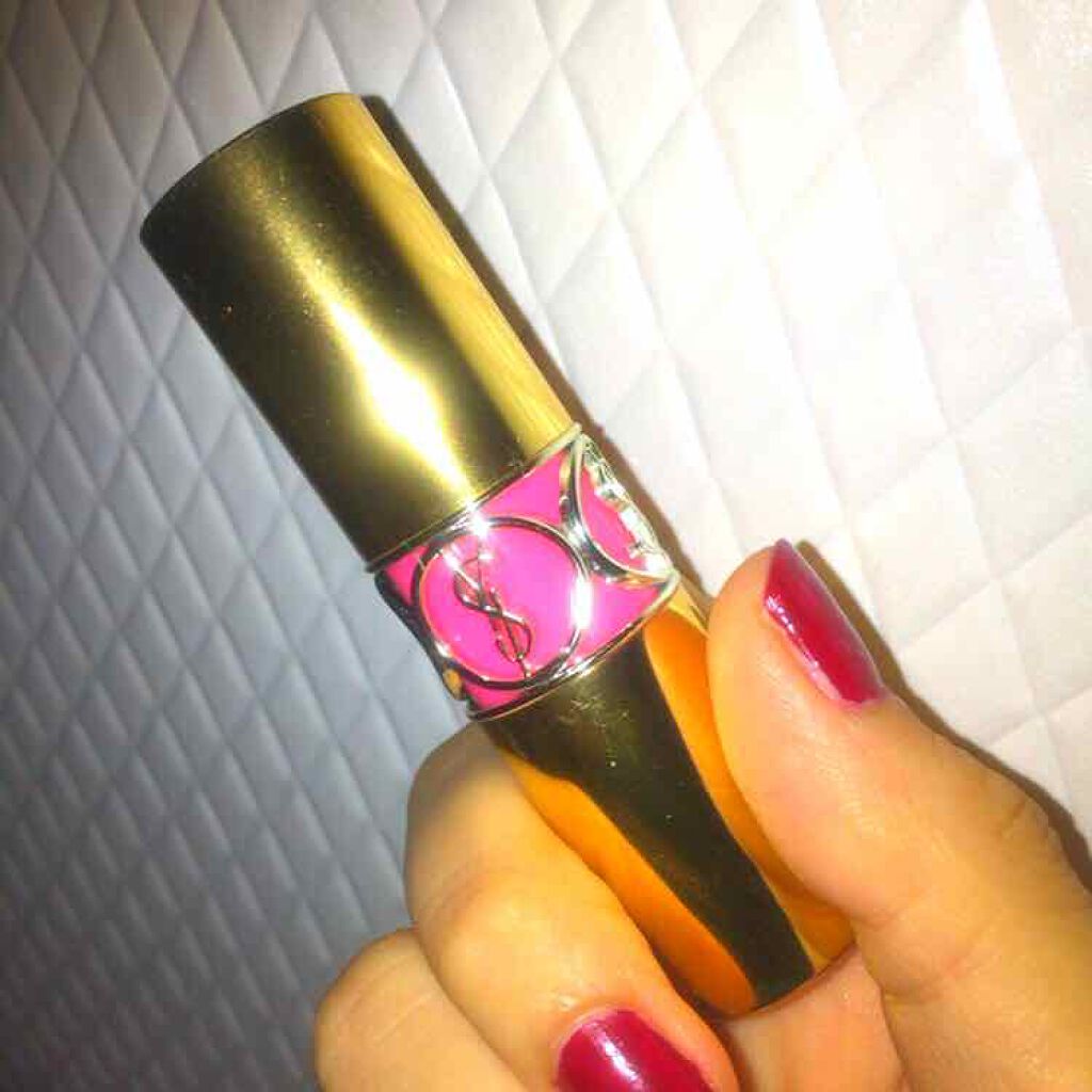 ルージュ ヴォリュプテ シャイン/YVES SAINT LAURENT BEAUTE/口紅を使ったクチコミ(1枚目)