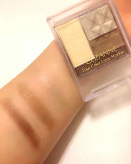 フォーカラー ラメシャドウ/CEZANNE/アイシャドウパレットを使ったクチコミ(1枚目)