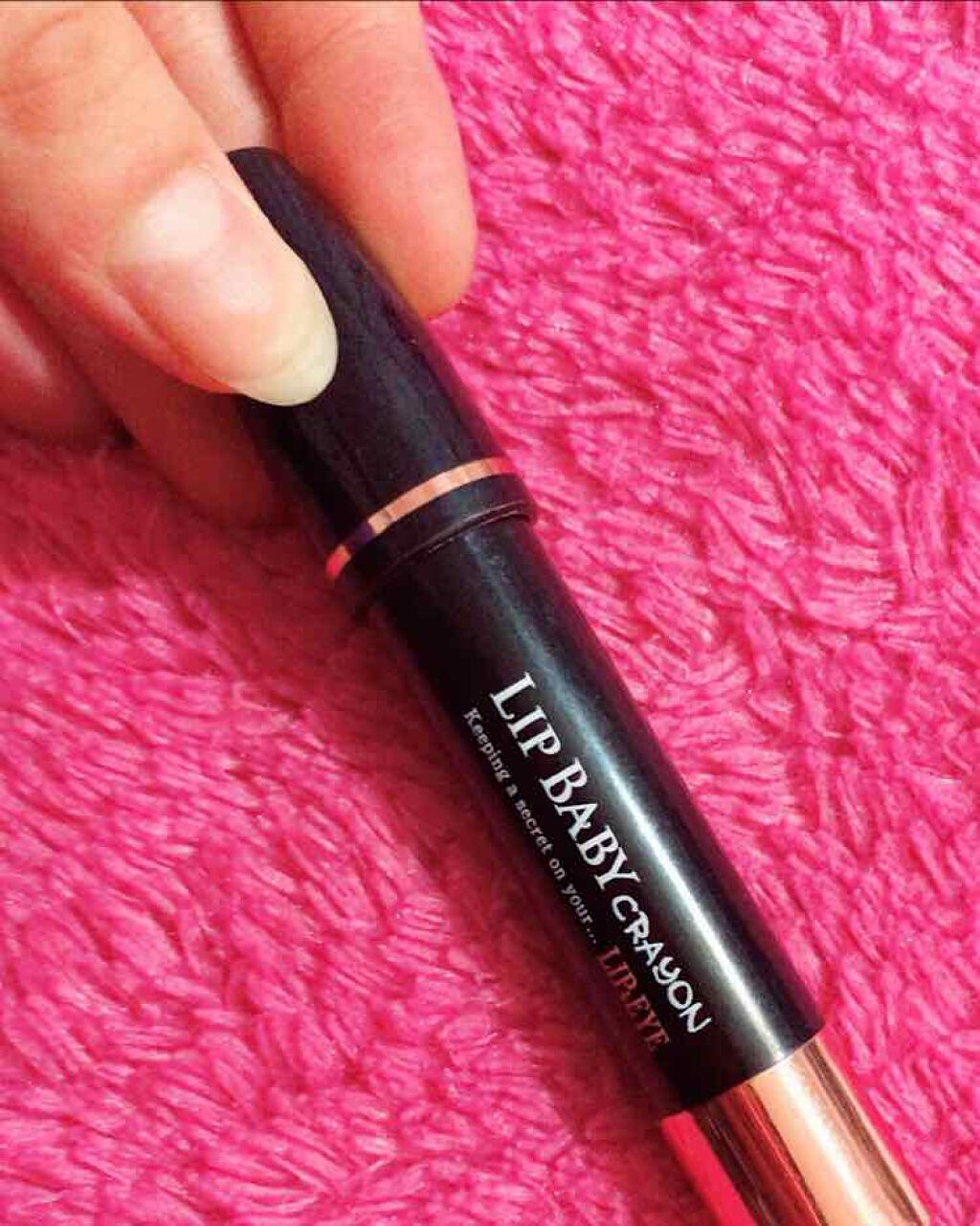 リップベビークレヨン リップ&アイ/メンソレータム/口紅を使ったクチコミ(1枚目)