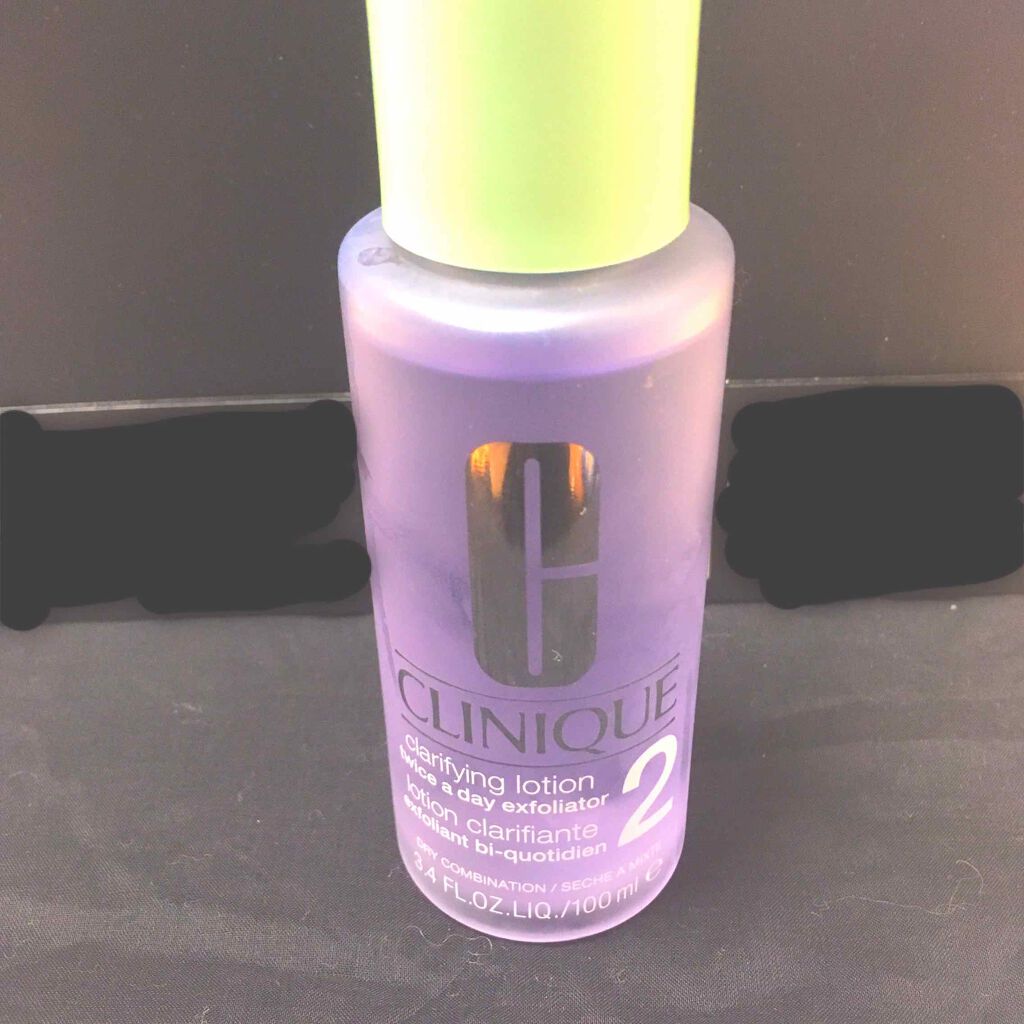 クラリファイング ローション 2/CLINIQUE/拭き取り化粧水を使ったクチコミ(1枚目)