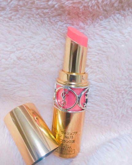 ルージュ ヴォリュプテ シャイン/YVES SAINT LAURENT BEAUTE/口紅を使ったクチコミ(1枚目)