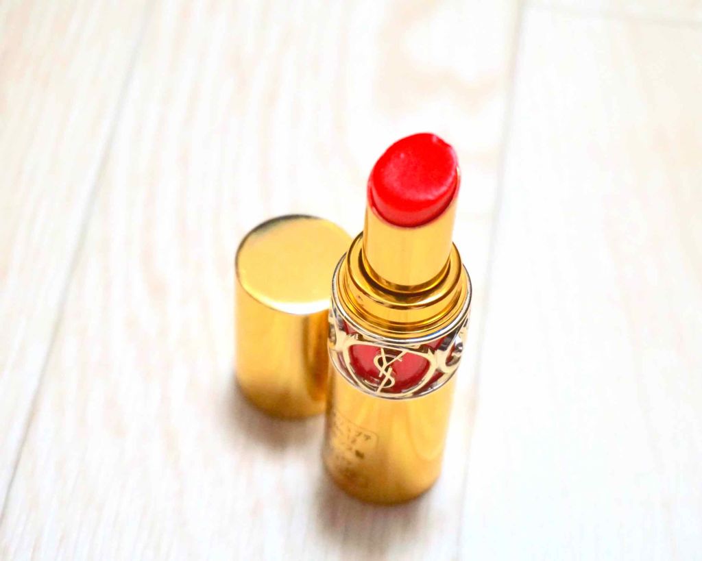 ルージュ ヴォリュプテ シャイン/YVES SAINT LAURENT BEAUTE/口紅を使ったクチコミ(1枚目)