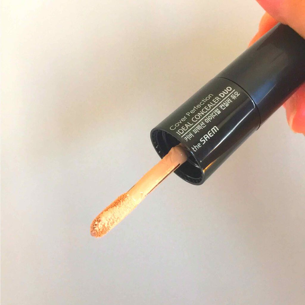 カバーパーフェクション アイディールコンシーラー デュオ/the SAEM/スティックコンシーラーを使ったクチコミ(3枚目)