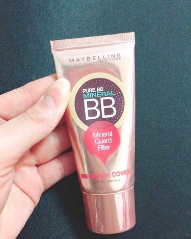 ピュアミネラル BB スーパー カバー/MAYBELLINE NEW YORK/BBクリームを使ったクチコミ（1枚目）