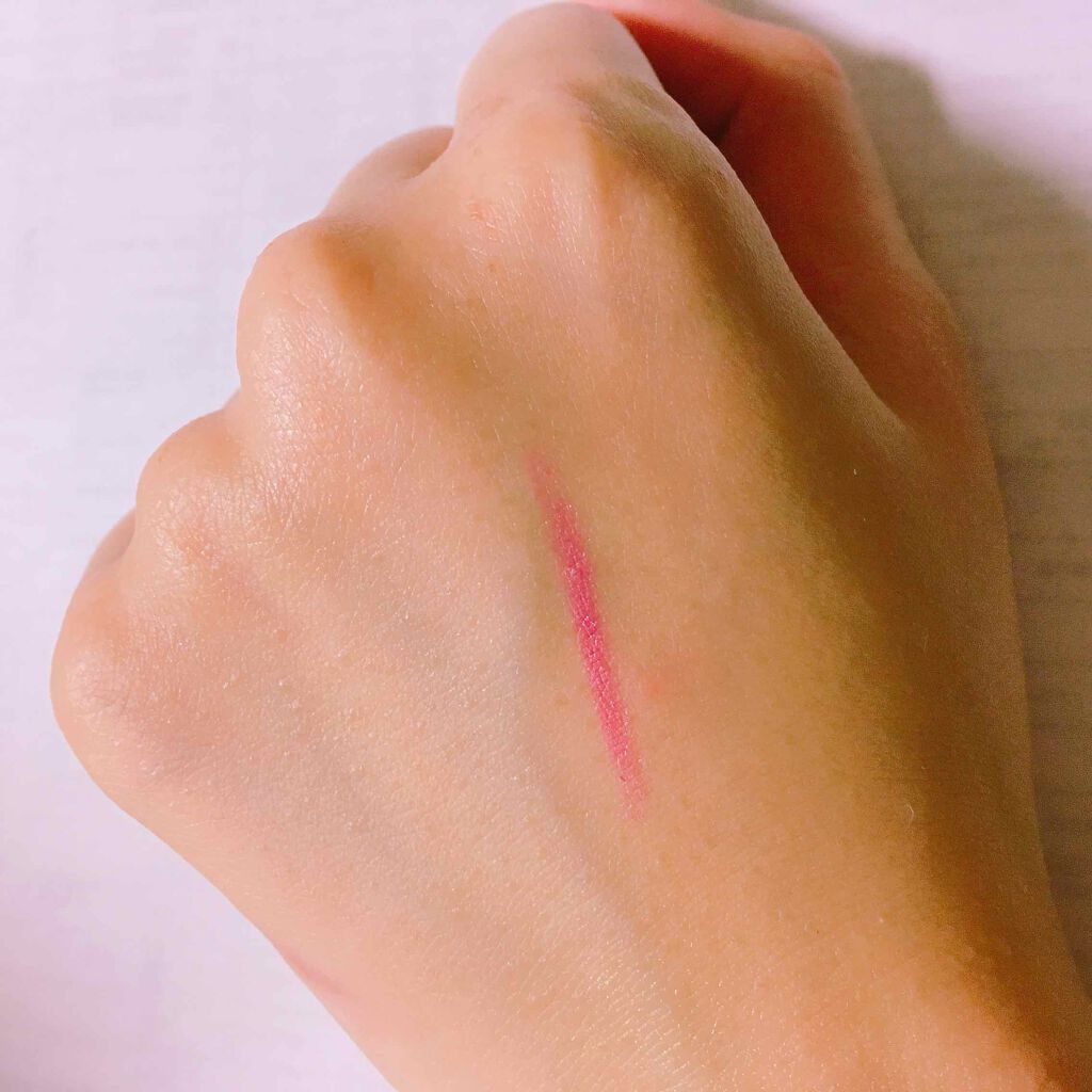 キャンドゥ アイライナーペンシルのクチコミ「キャンドゥ(セリアだったかもしれません💧)カラーライナーピンクです！
発色もしっかりしていて、.....」（2枚目）