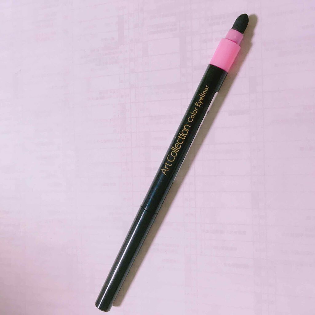キャンドゥ アイライナーペンシルのクチコミ「キャンドゥ(セリアだったかもしれません💧)カラーライナーピンクです！
発色もしっかりしていて、.....」（1枚目）