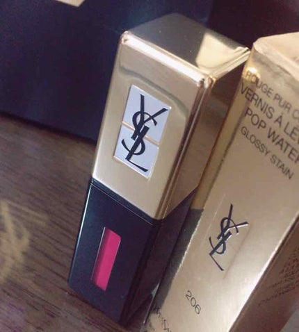 ルージュ ピュールクチュール ヴェルニ ポップウォーター/YVES SAINT LAURENT BEAUTE/口紅を使ったクチコミ(1枚目)