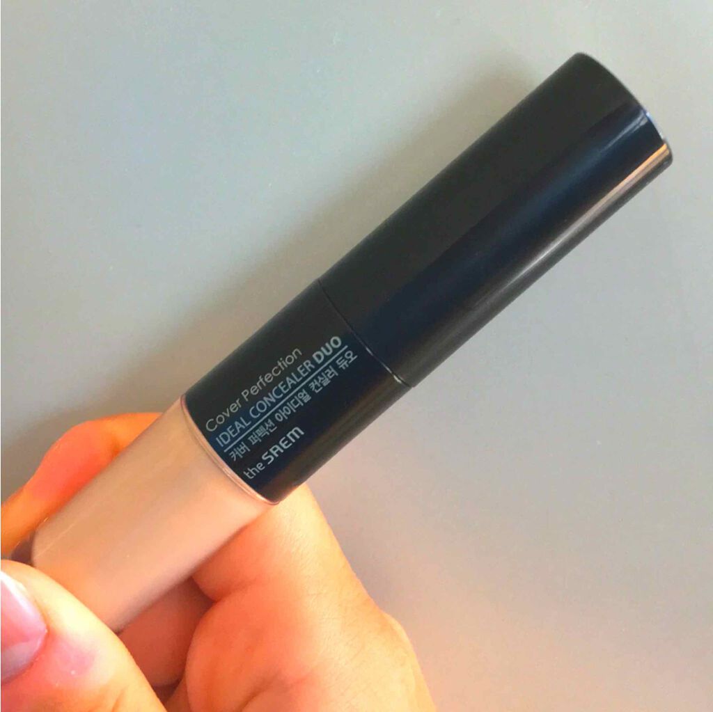 カバーパーフェクション アイディールコンシーラー デュオ/the SAEM/スティックコンシーラーを使ったクチコミ（1枚目）