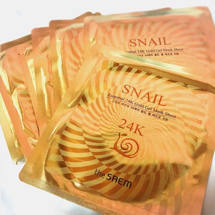 SNAIL Essential 24K Gold Gel Mask Sheet/the SAEM/シートマスク・パックを使ったクチコミ(1枚目)